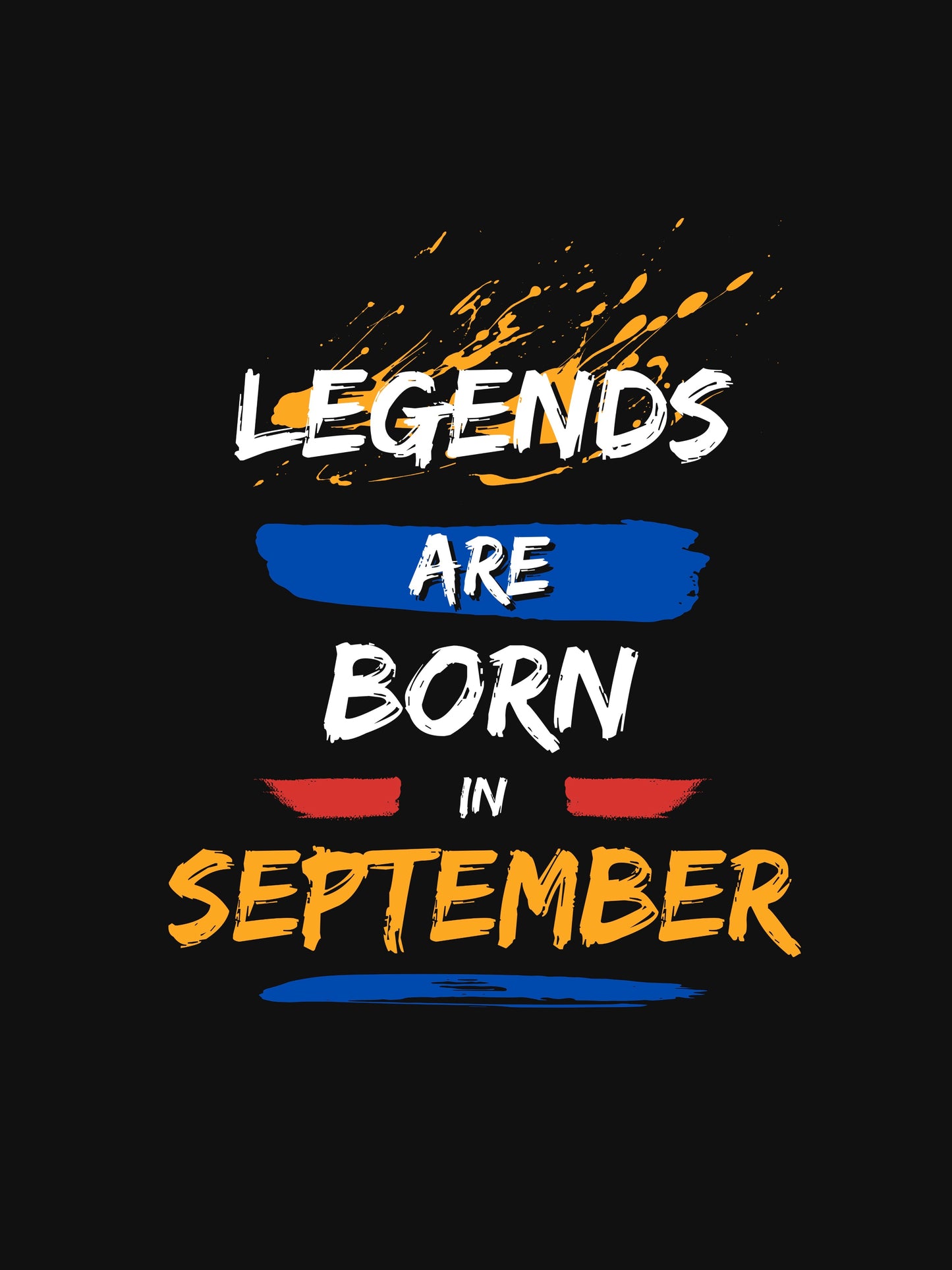 Legends are Born in September T-shirt