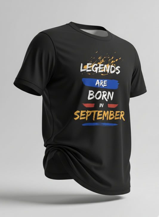 Legends are Born in September T-shirt